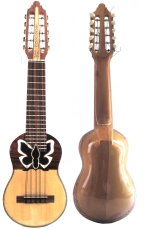 Charango Profesional en madera Naranjillo. Boca mariposa