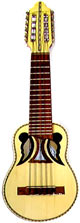 Charango Semi Profesional de Madera Naranjillo  Boca Mariposa