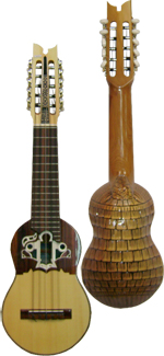 Charango Profesional tallado Armadillo