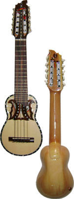 Charango Profesional - Conchado Boca Mariposa