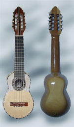 Round Soundhole Concert Charango with pick up