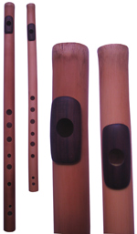 Bamboo Flutes with Jacaranda Mouthpiece