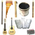 Jeu de 12 instruments pour groupe folklorique