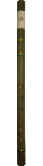 Flauta Traversa de Guayacan - Boquilla de Hueso