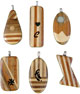 Taracea Wood Pendants