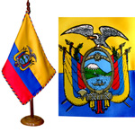 Ecuador Flag to desk