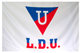 Liga Deportiva Universitaria Flag for exterior use