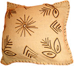 Wool Cushion- embroidered 2