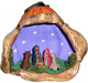 Ceramic Nativity with small pumpkin design