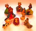 Nativity of crumb with kings