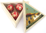 Caja de chocolates y Caja de Madera Balsa con el Logo de su Empresa