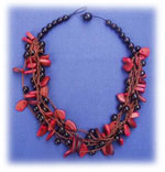 Tagua necklace  Pieces