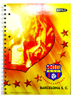 Cahier grand Espiral 3 Barcelona Sporting Club