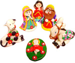 Nativity of complete marzipan