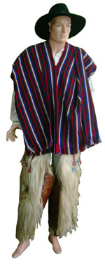 Typical Costume - Machahi, Chagras (Men)